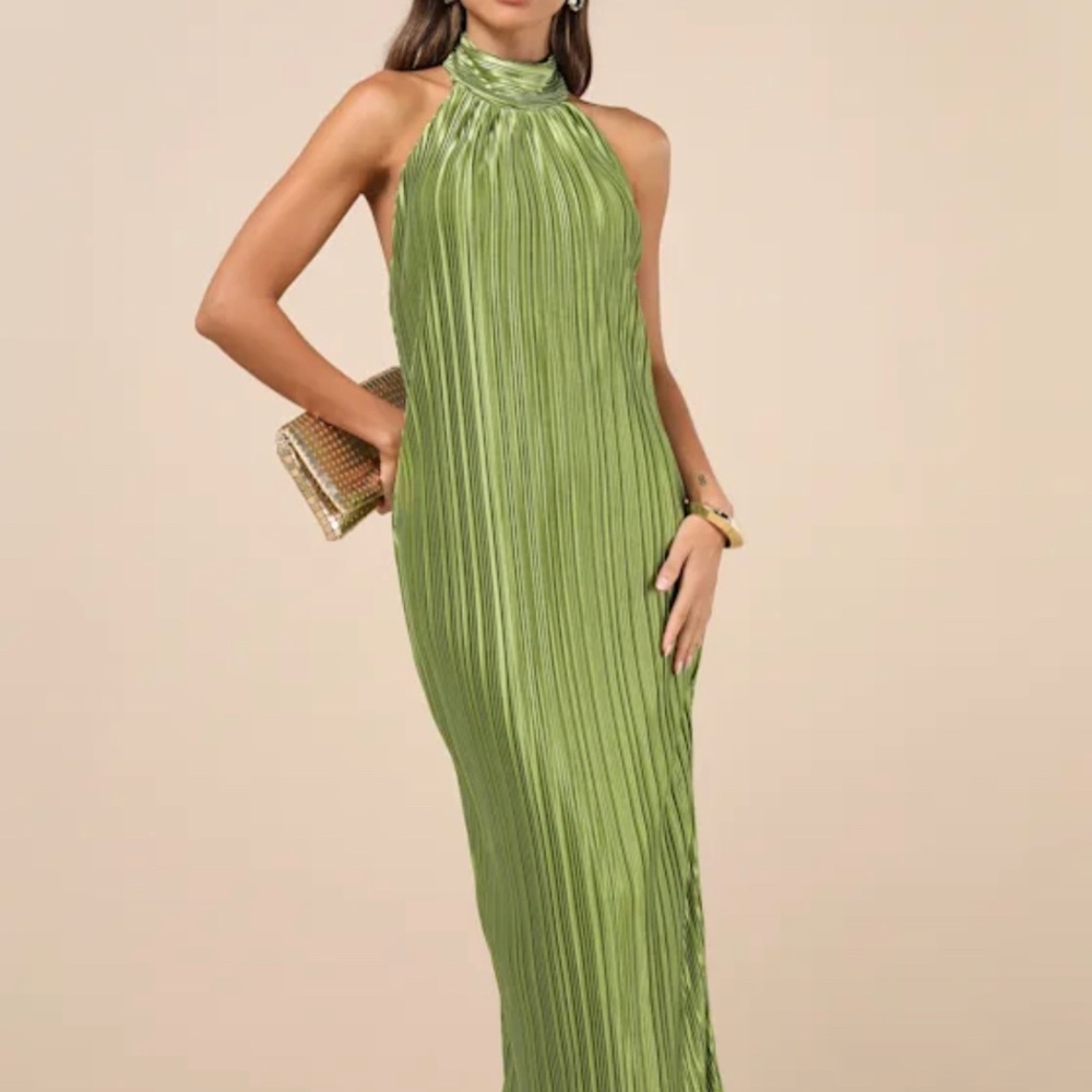 Lulus Satin Maxi Dress